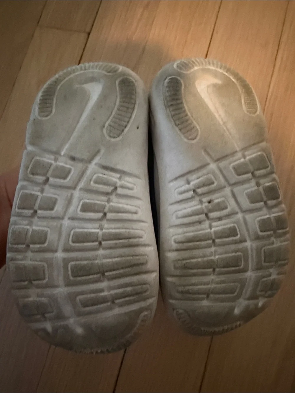 Nike Kids Navy and White Slip-On Sneakers